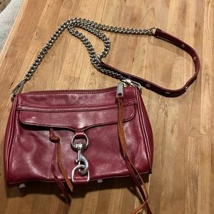 Burgundy Rebecca Minkoff crossbody